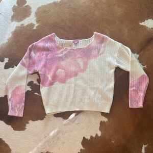 NWT Francesca’s Pink Cream Sweater Small